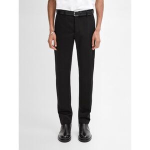 Massimo Dutti Mens Trousers Pants EU 40 US 31 Tapered Fit Black 0011/040 NWT